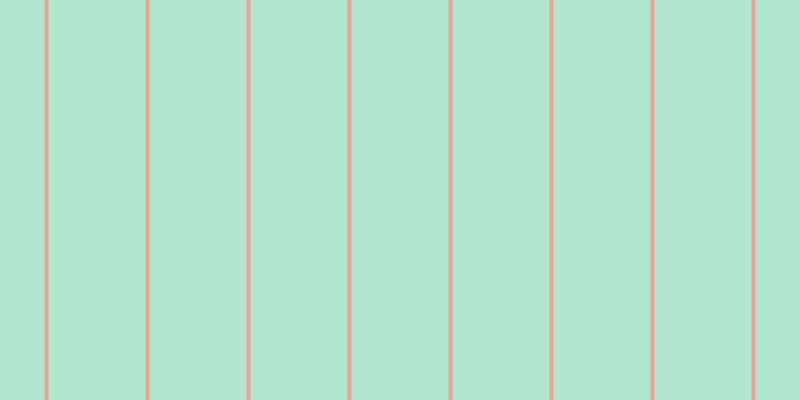 #9cdebf (75%), #eba393 vertical lines, four pixels wide, ninety-seven pixels apart
