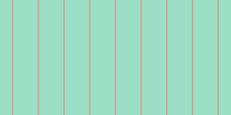 #9cdec6, #caa393 vertical lines, five pixels wide, eighty-four pixels apart
