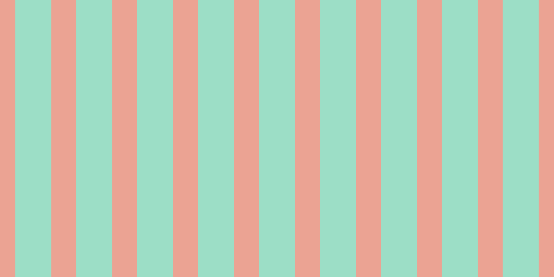 #9cdec6, #eba393 vertical lines, thirty-six pixels wide, fifty-two pixels apart
