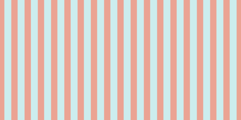 #9cdee0 (50%), #eba393 vertical lines, twenty-one pixels wide, twenty-three pixels apart