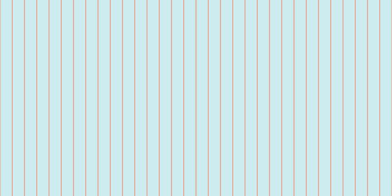 #9cdee0 (50%), #eba393 vertical lines, two pixels wide, twenty-three pixels apart