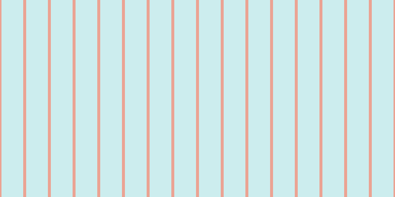 #9cdee0 (50%), #eba393 vertical lines, six pixels wide, forty-four pixels apart