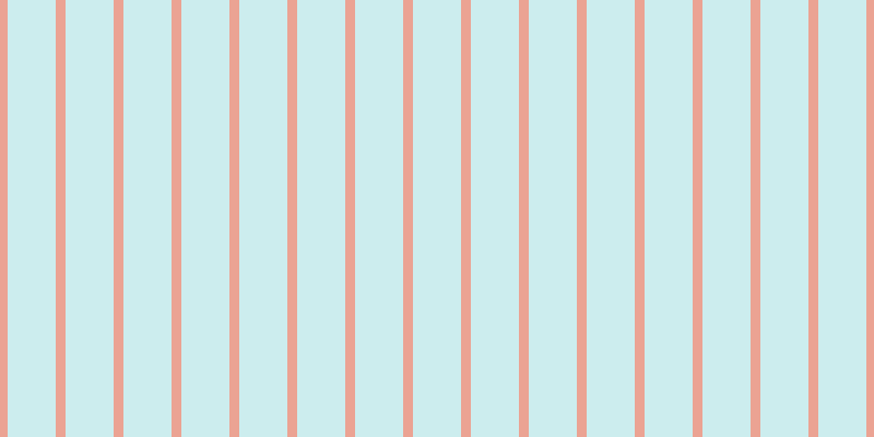 #9cdee0 (50%), #eba393 vertical lines, nine pixels wide, forty-four pixels apart