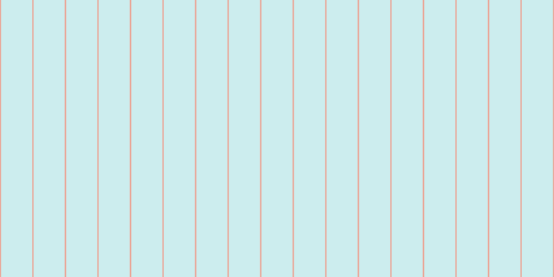 #9cdee0 (50%), #eba393 vertical lines, two pixels wide, forty-five pixels apart