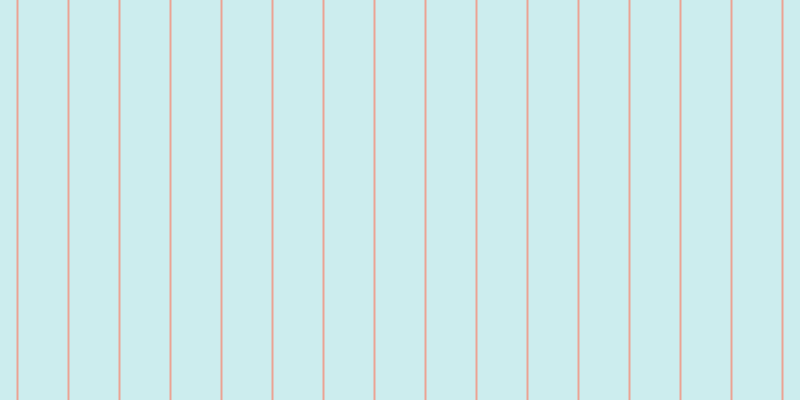 #9cdee0 (50%), #eba393 vertical lines, two pixels wide, forty-nine pixels apart