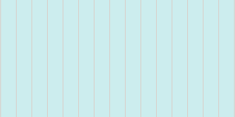 #9cdee0 (50%), #eba393 vertical lines, one pixels wide, fifty-two pixels apart