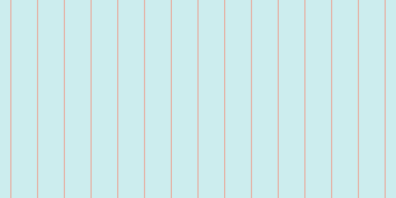 #9cdee0 (50%), #eba393 vertical lines, two pixels wide, fifty-two pixels apart