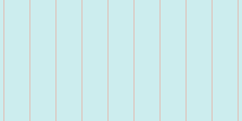 #9cdee0 (50%), #eba393 vertical lines, two pixels wide, eighty-four pixels apart