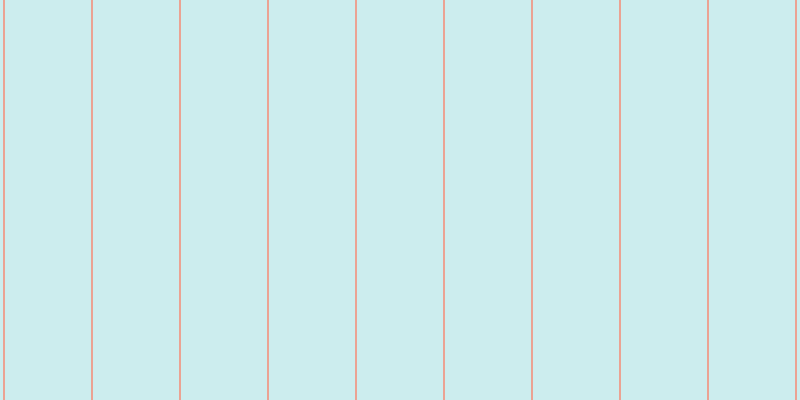 #9cdee0 (50%), #eba393 vertical lines, two pixels wide, eighty-six pixels apart
