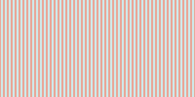 #9cdee0 (50%), #eba393 vertical lines, eight pixels wide, eight pixels apart