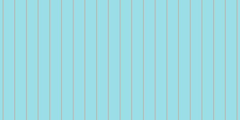 #9cdee7, #caa393 vertical lines, two pixels wide, thirty-seven pixels apart