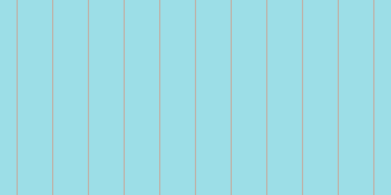 #9cdee7, #caa393 vertical lines, two pixels wide, seventy-one pixels apart