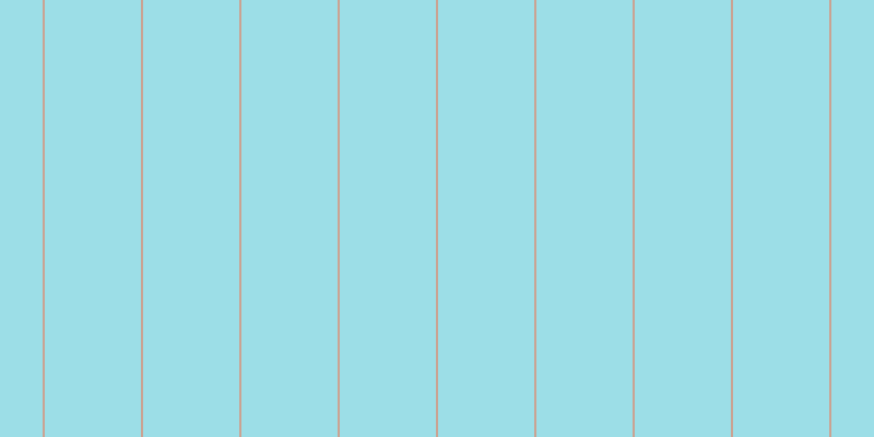 #9cdee7, #caa393 vertical lines, two pixels wide, eighty-eight pixels apart