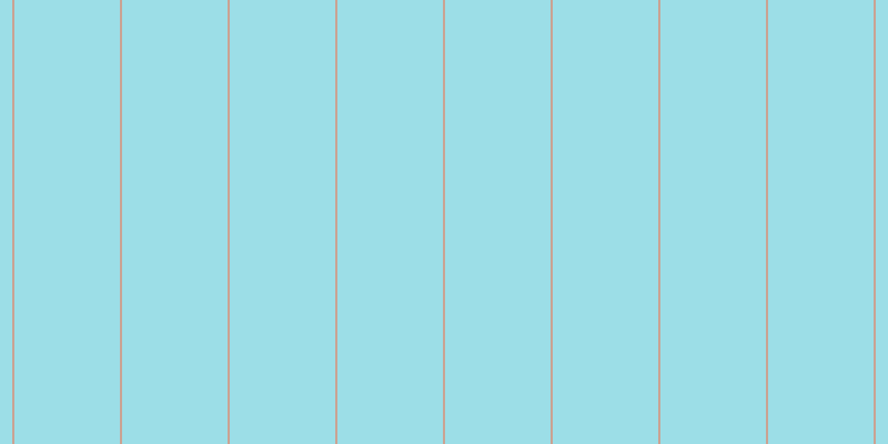 #9cdee7, #caa393 vertical lines, two pixels wide, ninety-five pixels apart
