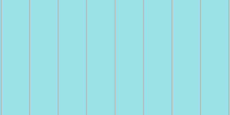#9cdee7, #caa393 vertical lines, two pixels wide, ninety-seven pixels apart