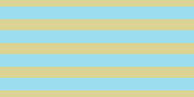 #9cdeef, #dbd393 horizontal lines, forty-six pixels wide, fifty-two pixels apart