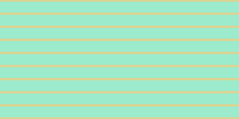 #9cebcd, #dbd393 horizontal lines, eight pixels wide, thirty-six pixels apart