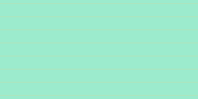 #9cebcd, #dbd393 horizontal lines, one pixels wide, fifty-two pixels apart