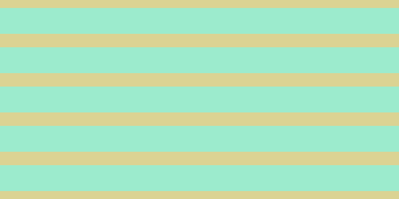 #9cebcd, #dbd393 horizontal lines, twenty-seven pixels wide, fifty-two pixels apart