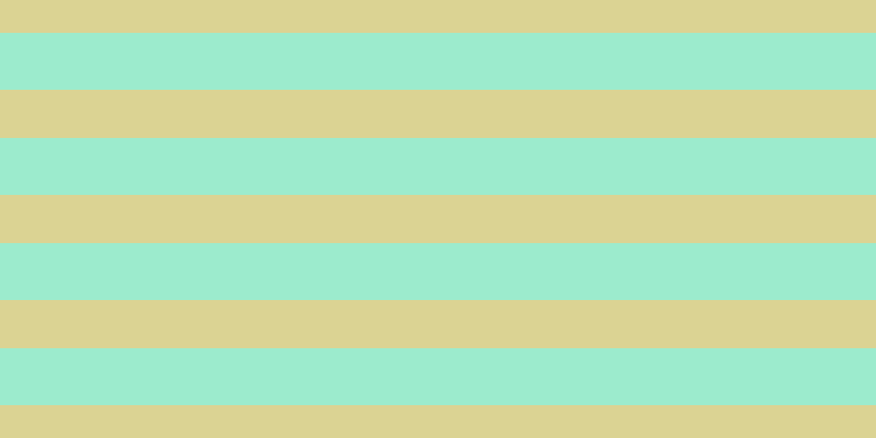 #9cebcd, #dbd393 horizontal lines, forty-four pixels wide, fifty-two pixels apart