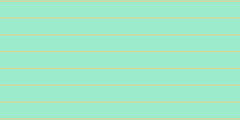 #9cebcd, #dbd393 horizontal lines, four pixels wide, fifty-two pixels apart