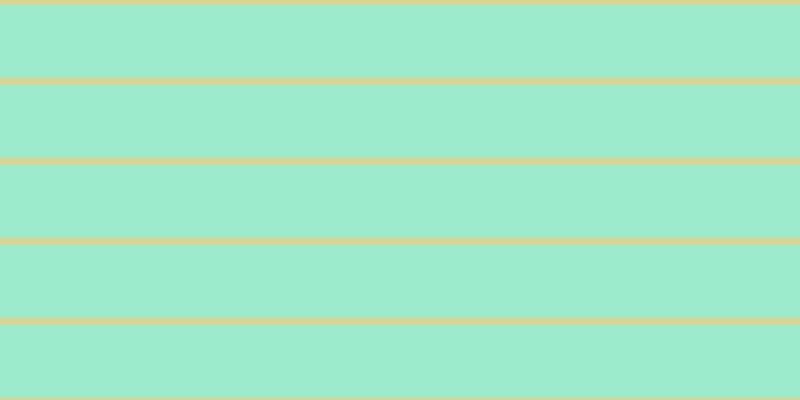#9cebcd, #dbd393 horizontal lines, seven pixels wide, seventy-three pixels apart