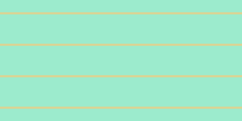 #9cebcd, #dbd393 horizontal lines, seven pixels wide, ninety-seven pixels apart
