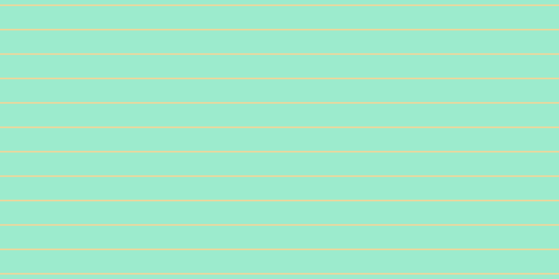 #9cebcd, #fcd393 horizontal lines, two pixels wide, thirty-three pixels apart