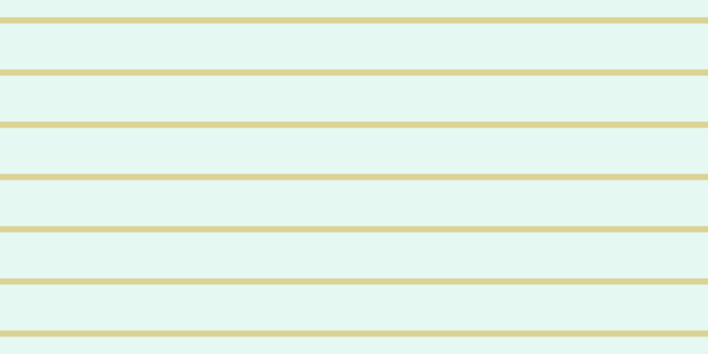 #9cebcd (25%), #dbd393 horizontal lines, seven pixels wide, fifty-two pixels apart