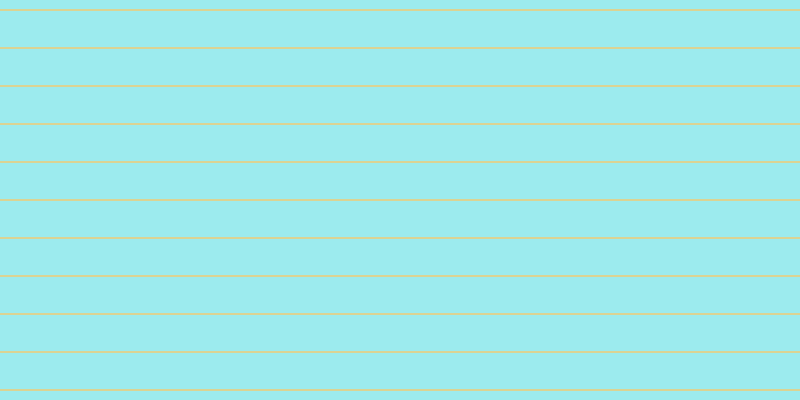 #9cebee, #dbd393 horizontal lines, two pixels wide, thirty-six pixels apart