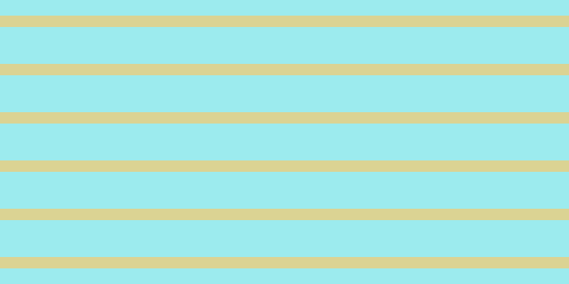 #9cebee, #dbd393 horizontal lines, sixteen pixels wide, fifty-two pixels apart