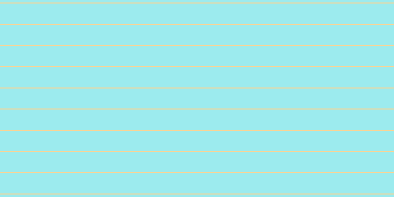 #9cebee, #fcd393 horizontal lines, two pixels wide, forty-one pixels apart