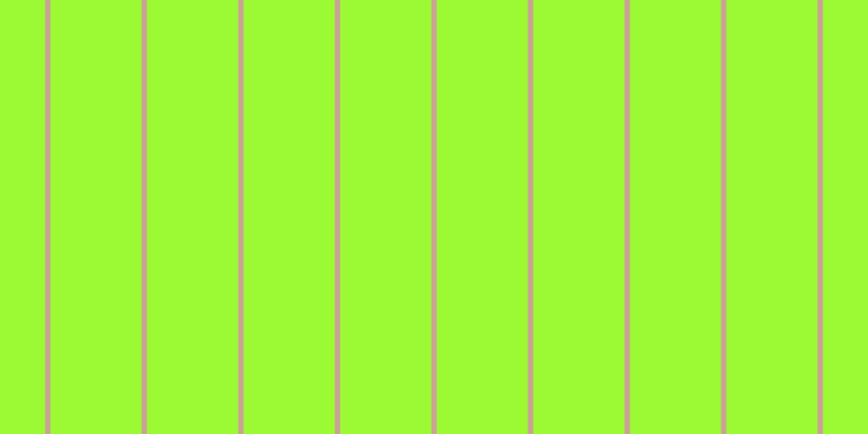 #9cfa34, #caa393 vertical lines, five pixels wide, eighty-four pixels apart