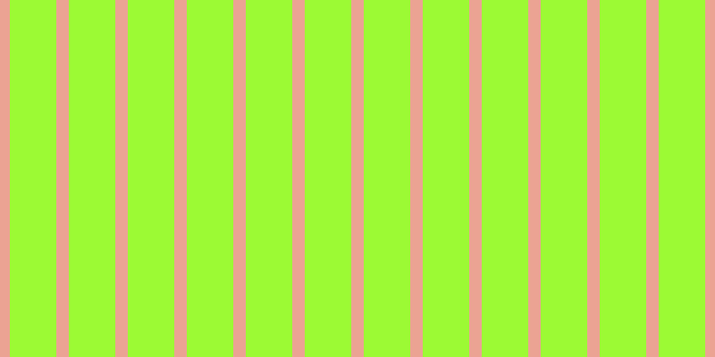 #9cfa34, #eba393 vertical lines, fourteen pixels wide, fifty-two pixels apart