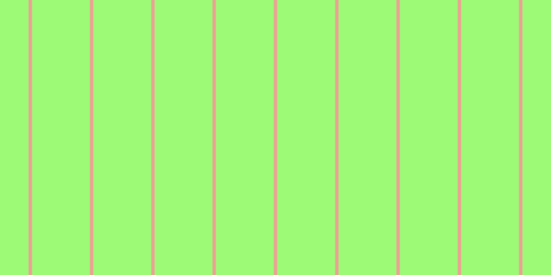 #9cfa76, #eba393 vertical lines, five pixels wide, eighty-four pixels apart