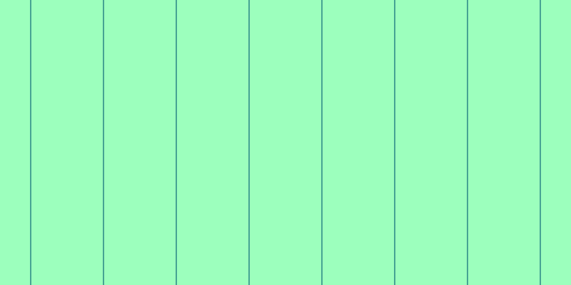 #9cffbd, #46a393 vertical lines, two pixels wide, one hundred pixels apart