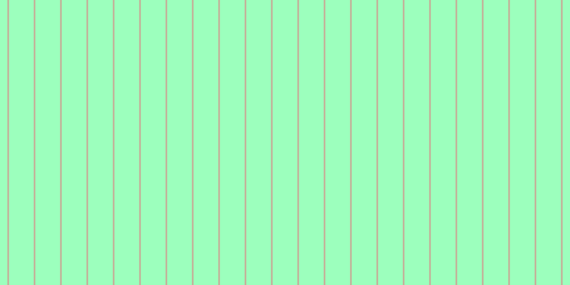 #9cffbd, #caa393 vertical lines, two pixels wide, thirty-five pixels apart