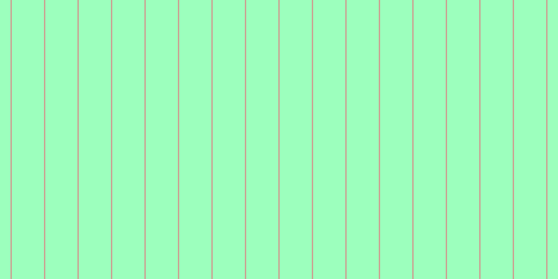 #9cffbd, #caa393 vertical lines, two pixels wide, forty-six pixels apart