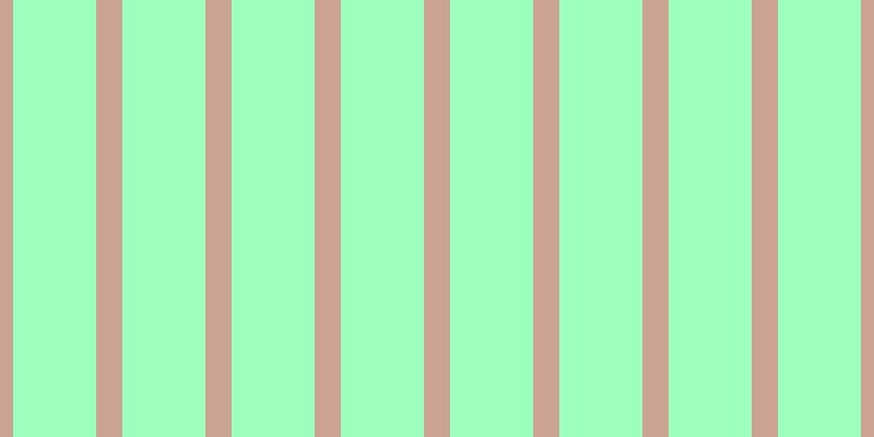 #9cffbd, #caa393 vertical lines, twenty-four pixels wide, seventy-six pixels apart