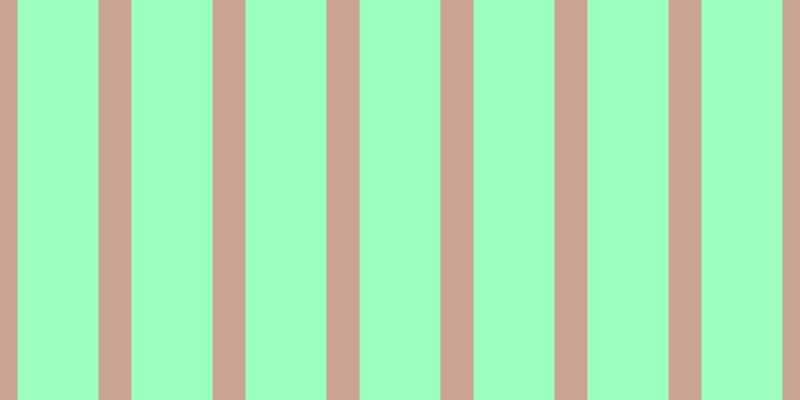 #9cffbd, #caa393 vertical lines, thirty-three pixels wide, eighty-one pixels apart