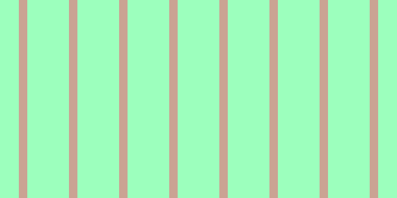 #9cffbd, #caa393 vertical lines, seventeen pixels wide, eighty-four pixels apart
