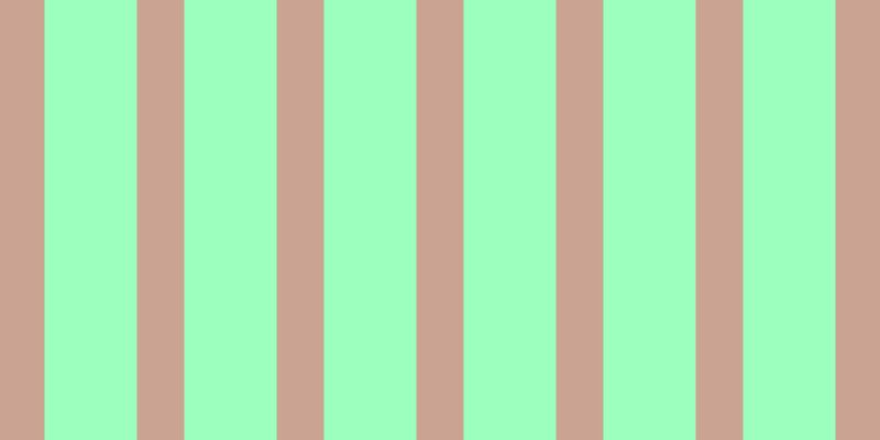 #9cffbd, #caa393 vertical lines, forty-three pixels wide, eighty-four pixels apart