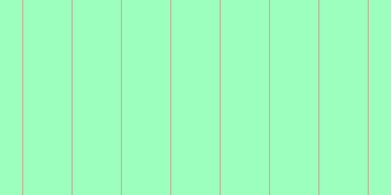 #9cffbd, #caa393 vertical lines, two pixels wide, ninety-nine pixels apart