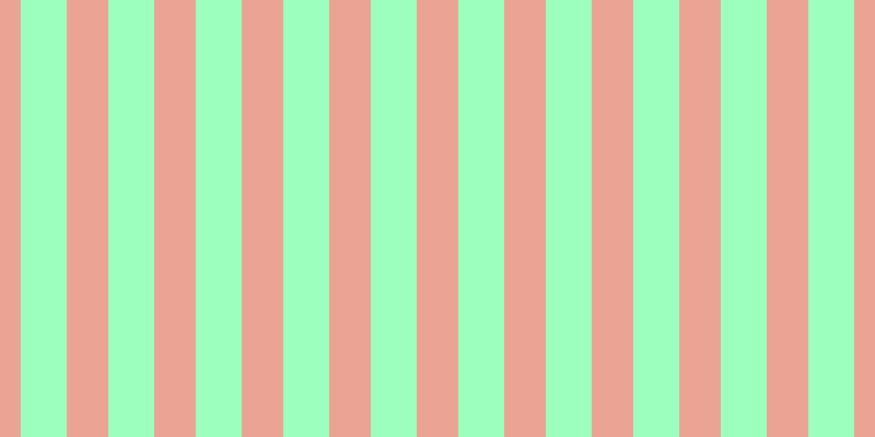 #9cffbd, #eba393 vertical lines, thirty-eight pixels wide, forty-two pixels apart