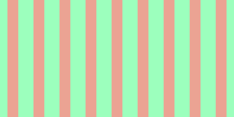 #9cffbd, #eba393 vertical lines, thirty-seven pixels wide, fifty-two pixels apart