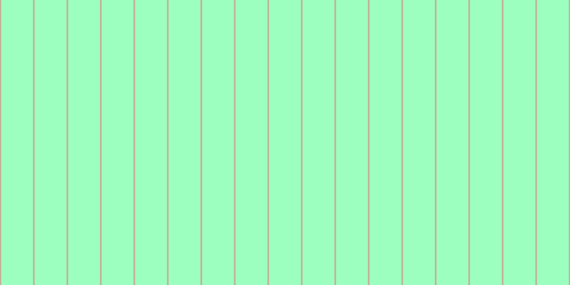 #9cffbf, #caa393 vertical lines, two pixels wide, forty-five pixels apart