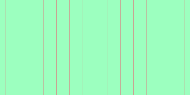 #9cffbf, #caa393 vertical lines, two pixels wide, fifty-two pixels apart