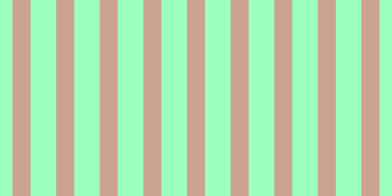 #9cffbf, #caa393 vertical lines, thirty-seven pixels wide, fifty-two pixels apart