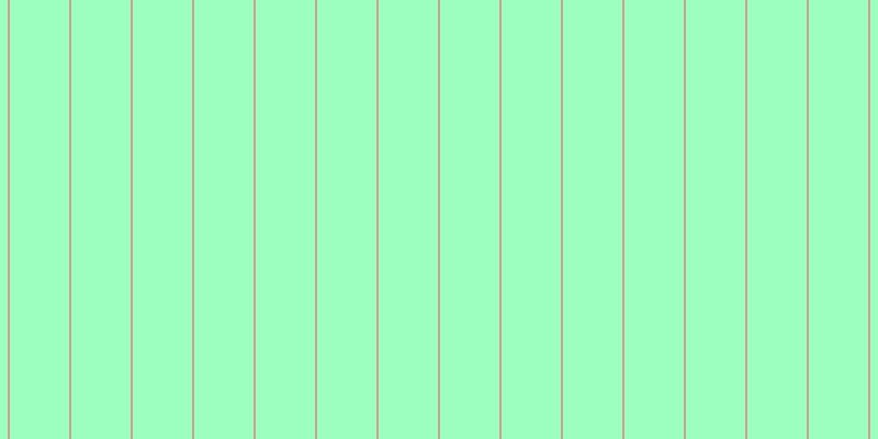 #9cffbf, #caa393 vertical lines, two pixels wide, fifty-four pixels apart