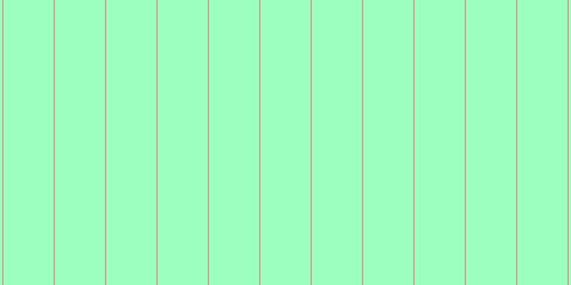 #9cffbf, #caa393 vertical lines, two pixels wide, seventy pixels apart